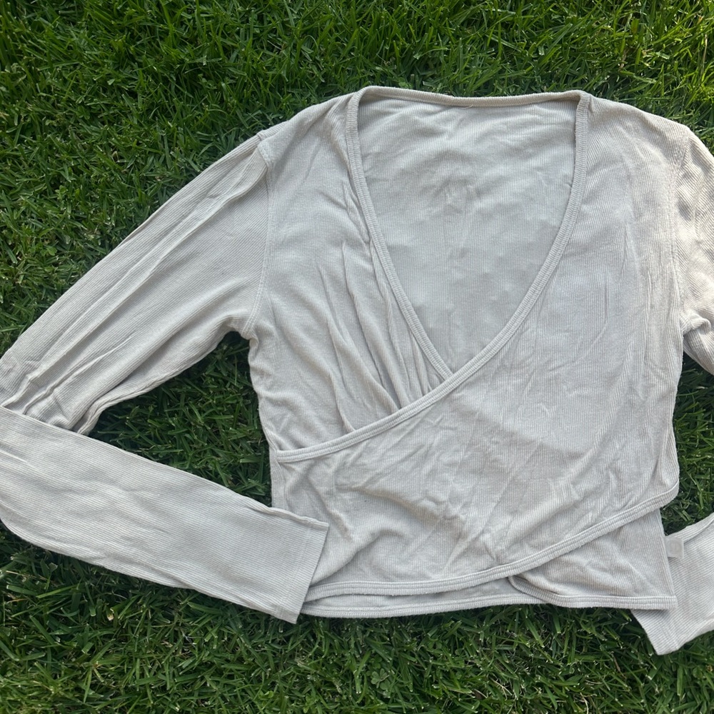 Lululemon Long Sleeve Wrap Top